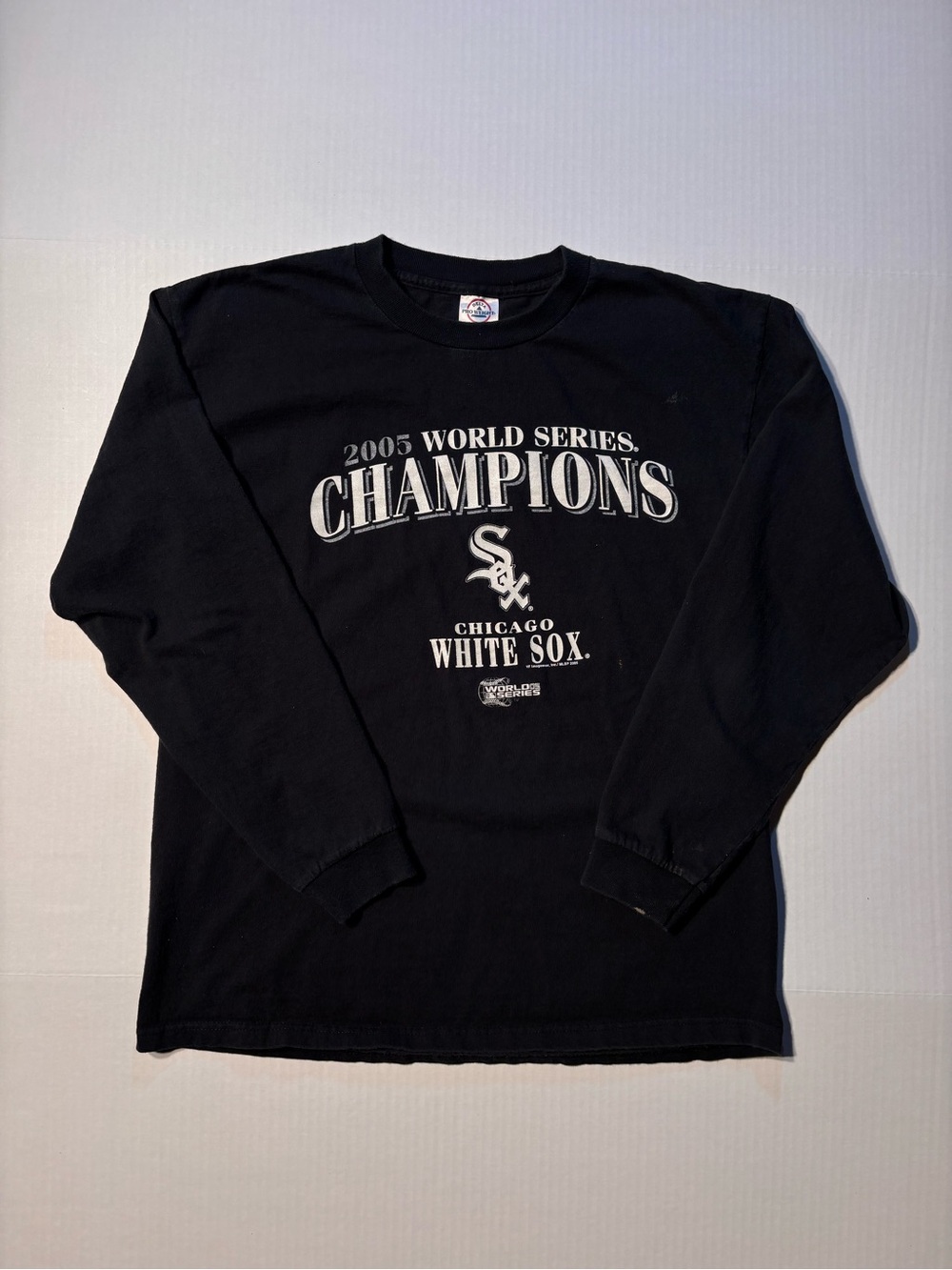 Vtg Chicago White Sox 2005 World Series Champions MLB Y2K Long Sleeve T-shirt L